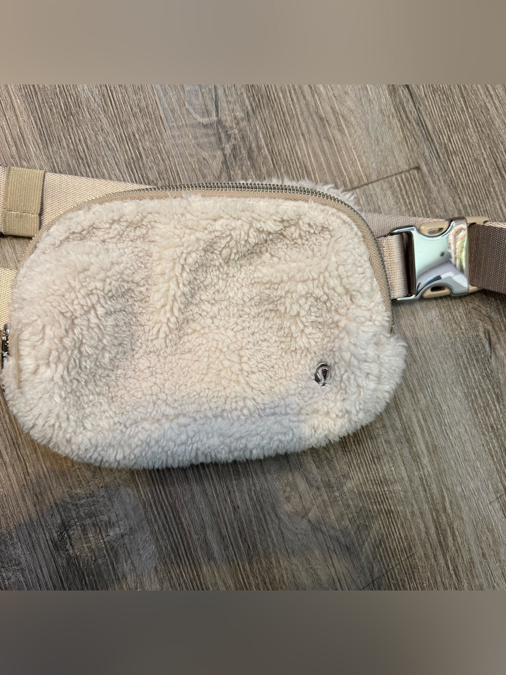 LULULEMON Cream Sherpa Fanny Pack Belt Bag